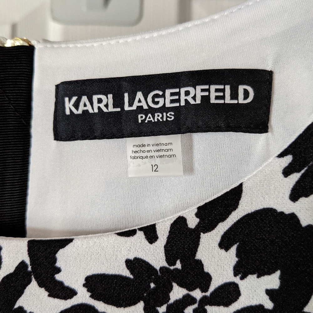 NWT Karl Lagerfeld dress size 12 - Picture 5 of 7